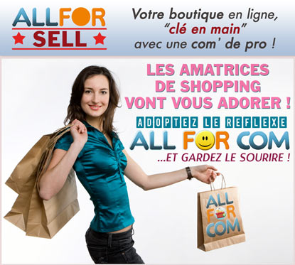 AllForCom réalise votre boutique en ligne